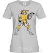 Women's T-shirt Michelangelo grey фото