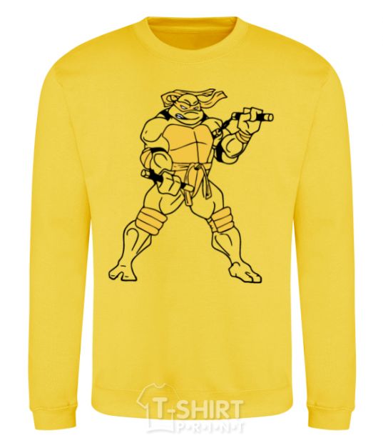 Sweatshirt Michelangelo yellow фото