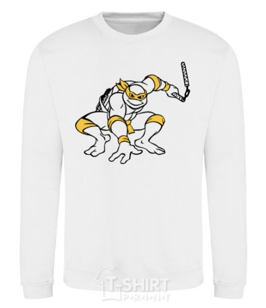 Sweatshirt Michelangelo attacks White фото