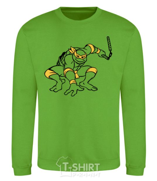 Sweatshirt Michelangelo attacks orchid-green фото