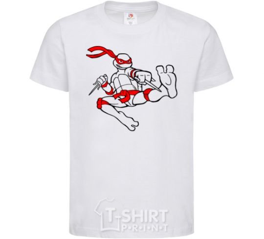 Kids T-shirt Raphael White фото