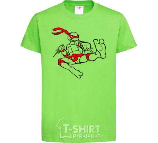 Kids T-shirt Raphael orchid-green фото