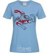 Women's T-shirt Raphael sky-blue фото