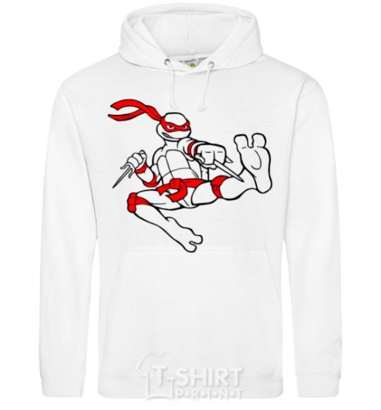 Men`s hoodie Raphael White фото