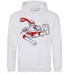 Men`s hoodie Raphael sport-grey фото