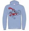 Men`s hoodie Raphael sky-blue фото