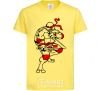 Kids T-shirt Raphael fight cornsilk фото