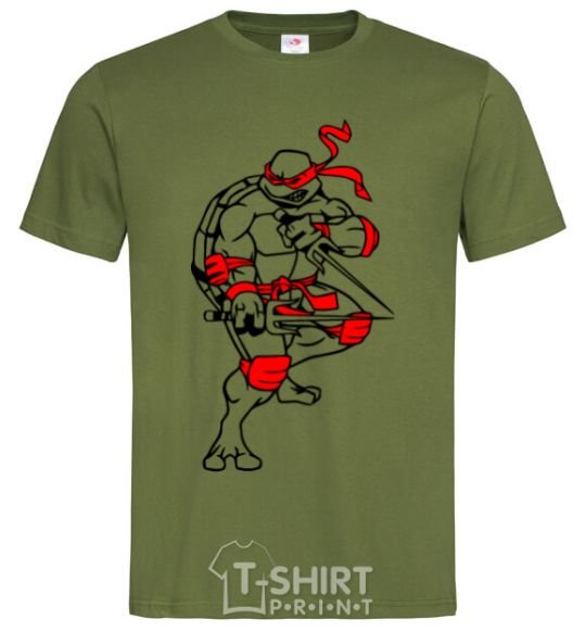 Men's T-Shirt Raphael fight millennial-khaki фото
