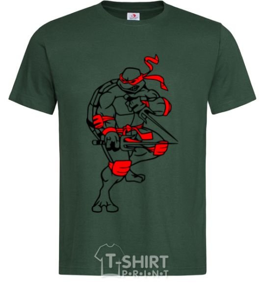 Men's T-Shirt Raphael fight bottle-green фото