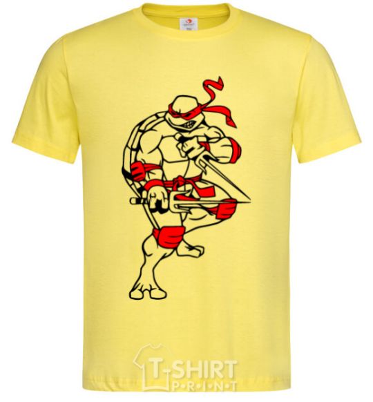 Men's T-Shirt Raphael fight cornsilk фото
