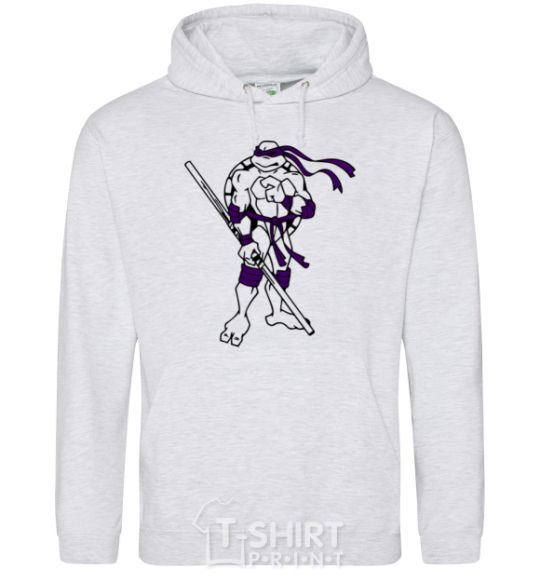 Men`s hoodie Donatello sport-grey фото