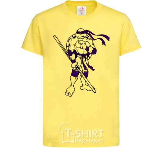 Kids T-shirt Donatello cornsilk фото