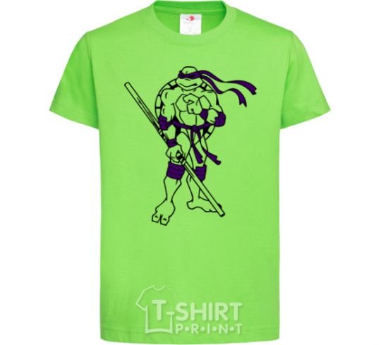Kids T-shirt Donatello orchid-green фото