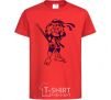 Kids T-shirt Donatello red фото