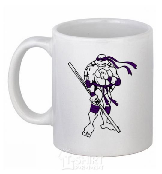 Ceramic mug Donatello White фото