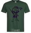 Мужская футболка Донателло Темно-зеленый фото