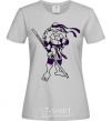 Women's T-shirt Donatello grey фото