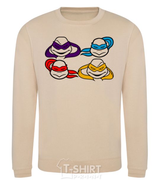 Sweatshirt All turtles sand фото