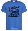 Men's T-Shirt Shells at the hatch royal-blue фото