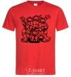 Men's T-Shirt Shells at the hatch red фото