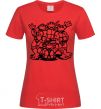 Women's T-shirt Shells at the hatch red фото