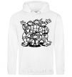 Men`s hoodie Shells at the hatch White фото
