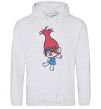 Men`s hoodie Rose dances sport-grey фото