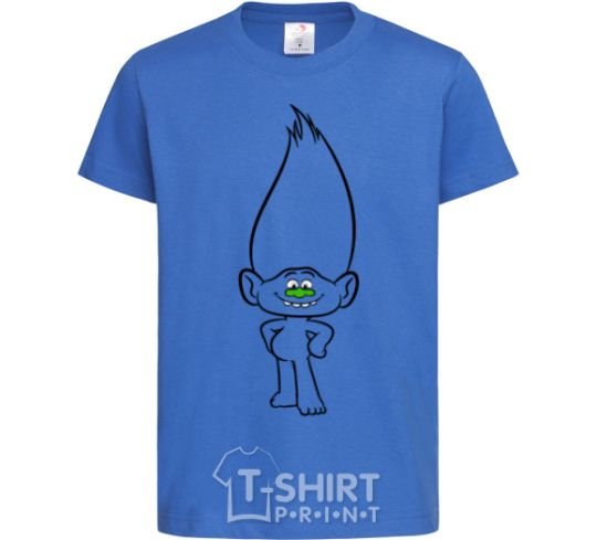 Kids T-shirt Diamond royal-blue фото