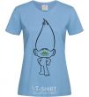 Women's T-shirt Diamond sky-blue фото