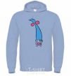 Men`s hoodie Tiny sky-blue фото