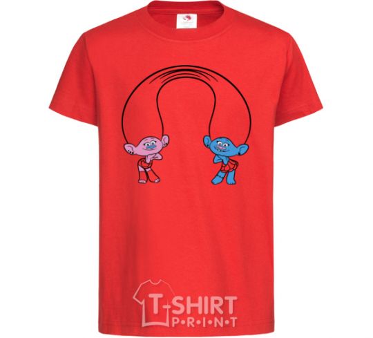 Детская футболка Сатинка и Синелька Красный фото