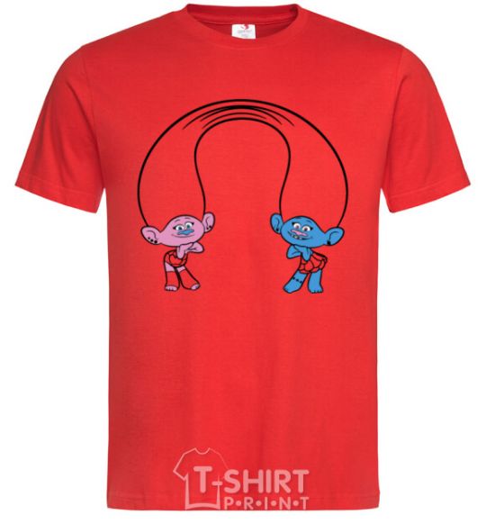 Men's T-Shirt Satinka and Cinelka red фото