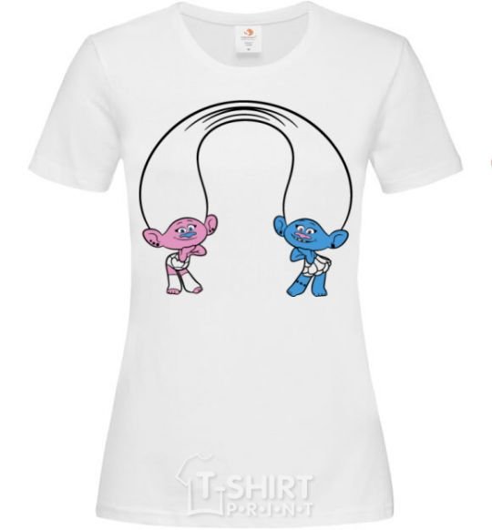 Women's T-shirt Satinka and Cinelka White фото