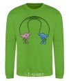 Sweatshirt Satinka and Cinelka orchid-green фото