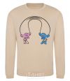 Sweatshirt Satinka and Cinelka sand фото