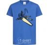 Kids T-shirt Master Mantis royal-blue фото