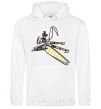 Men`s hoodie Master Mantis White фото