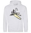 Men`s hoodie Master Mantis sport-grey фото