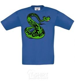 Kids T-shirt Master Snake royal-blue фото