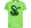 Kids T-shirt Master Snake orchid-green фото
