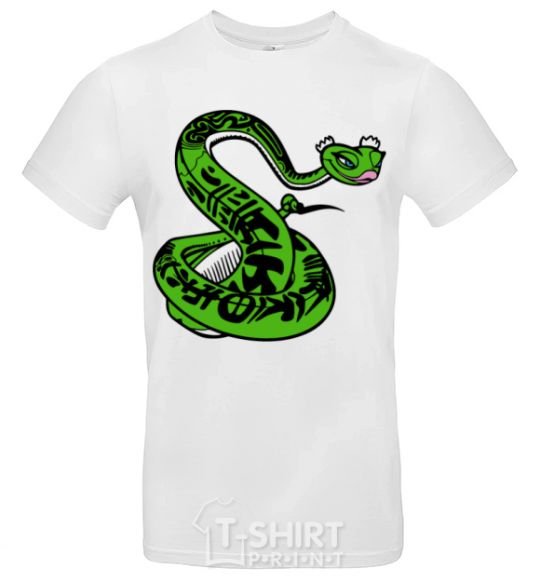 Men's T-Shirt Master Snake White фото