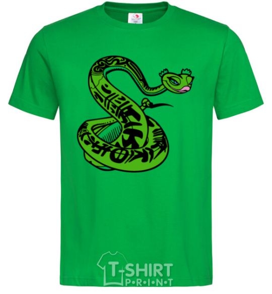 Men's T-Shirt Master Snake kelly-green фото