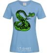 Women's T-shirt Master Snake sky-blue фото