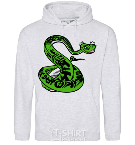 Men`s hoodie Master Snake sport-grey фото