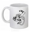 Ceramic mug Master Monkey White фото