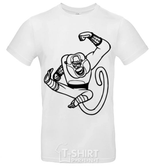 Men's T-Shirt Master Monkey White фото