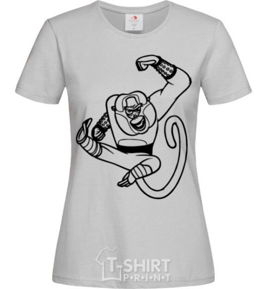 Women's T-shirt Master Monkey grey фото