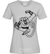 Women's T-shirt Master Monkey grey фото