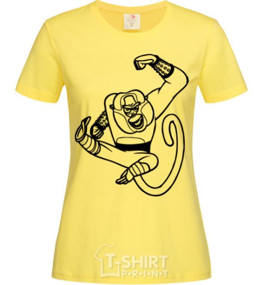 Women's T-shirt Master Monkey cornsilk фото