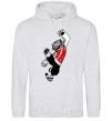 Men`s hoodie Master Tigress sport-grey фото